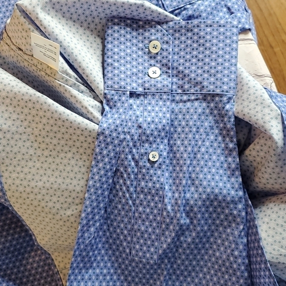 Zachary Prell Stretch Haidara Button Down in Cornflower Size XL NWT - Picture 8 of 8